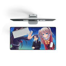 Charger l&#39;image dans la galerie, Charlotte Nao Tomori, Ayumi Otosaka, Joujirou Takajou Mouse Pad (Desk Mat) On Desk
