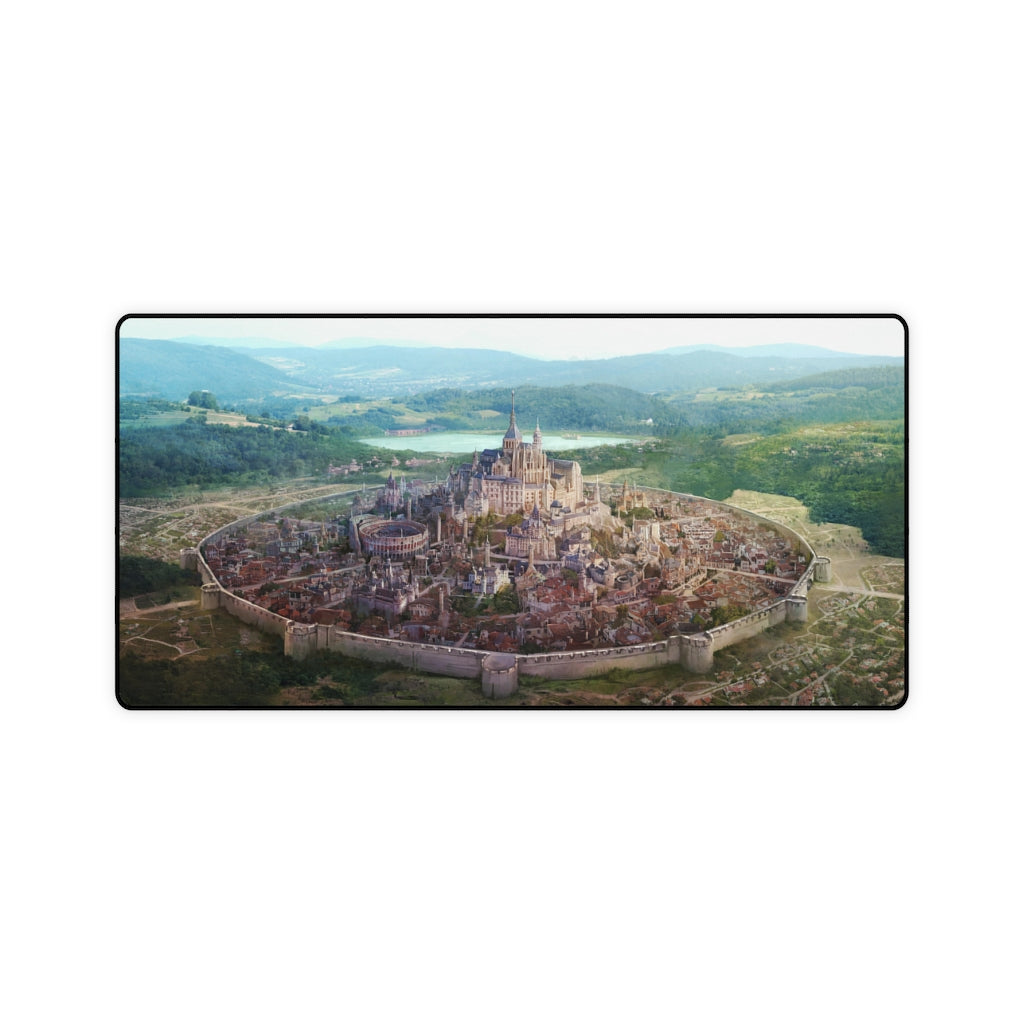 Walled city and castle Mouse Pad (Desk Mat)