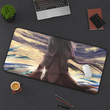 Load image into Gallery viewer, Guilty Crown Inori Yuzuriha Mouse Pad (Desk Mat) On Desk
