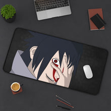 Charger l&#39;image dans la galerie, Naruto - Sasuke Uchiha Mouse Pad (Desk Mat) On Desk
