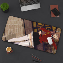 Load image into Gallery viewer, Amagi Brilliant Park Isuzu Sento Mouse Pad (Desk Mat) On Desk
