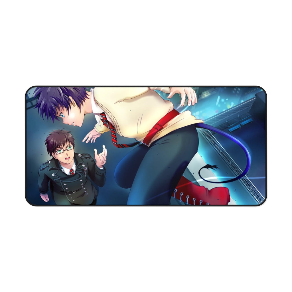 Blue Exorcist Rin Okumura, Yukio Okumura Mouse Pad (Desk Mat)