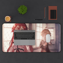 Cargar imagen en el visor de la galería, Mushoku Tensei: Jobless Reincarnation Rudeus Greyrat, Eris Boreas Greyrat Mouse Pad (Desk Mat) With Laptop
