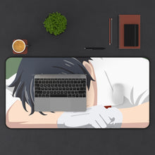 Cargar imagen en el visor de la galería, Rokudenashi Majutsu Koushi To Akashic Records Glenn Radars Mouse Pad (Desk Mat) With Laptop
