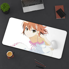 Load image into Gallery viewer, A Certain Scientific Railgun Mouse Pad (Desk Mat) On Desk
