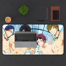 Charger l&#39;image dans la galerie, Free! Rin Matsuoka, Makoto Tachibana, Haruka Nanase, Nagisa Hazuki Mouse Pad (Desk Mat) With Laptop
