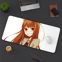 Load image into Gallery viewer, Spice And Wolf Mouse Pad (Desk Mat) On Desk
