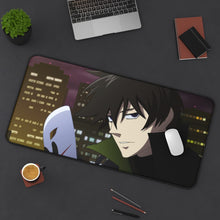 Load image into Gallery viewer, Darker Than Black Hei Mouse Pad (Desk Mat) On Desk
