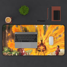 Load image into Gallery viewer, Sarada Uchiha Chōchō Akimichi Mouse Pad (Desk Mat) With Laptop
