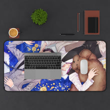 Cargar imagen en el visor de la galería, Yuri!!! On Ice Victor Nikiforov, Yuuri Katsuki Mouse Pad (Desk Mat) With Laptop
