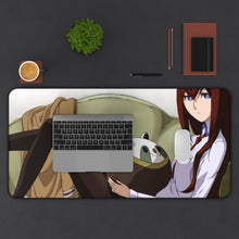 Cargar imagen en el visor de la galería, Kurisu Makise Mouse Pad (Desk Mat) With Laptop
