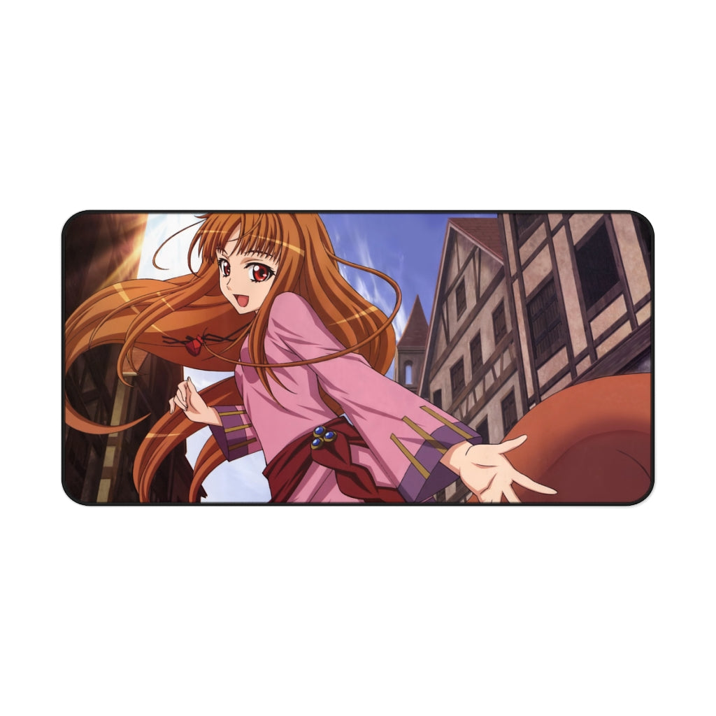 Spice And Wolf Mouse Pad (Desk Mat)