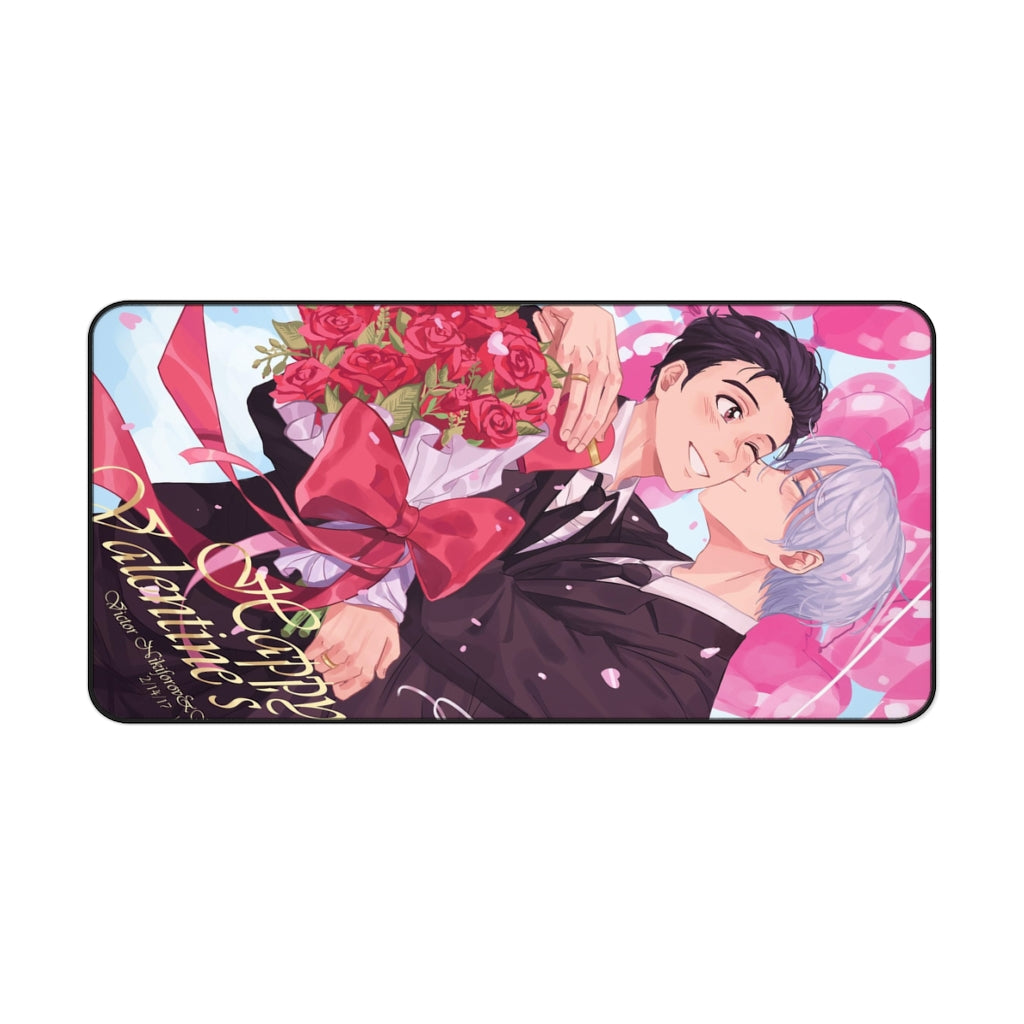 Yuri!!! On Ice Victor Nikiforov, Yuuri Katsuki Mouse Pad (Desk Mat)