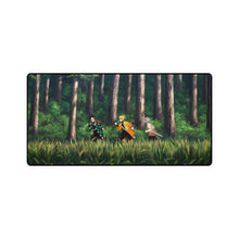 Load image into Gallery viewer, Tanjiro, Zenitsu, Inosuke Mouse Pad (Desk Mat)
