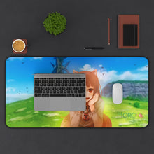 Cargar imagen en el visor de la galería, Spice And Wolf Mouse Pad (Desk Mat) With Laptop
