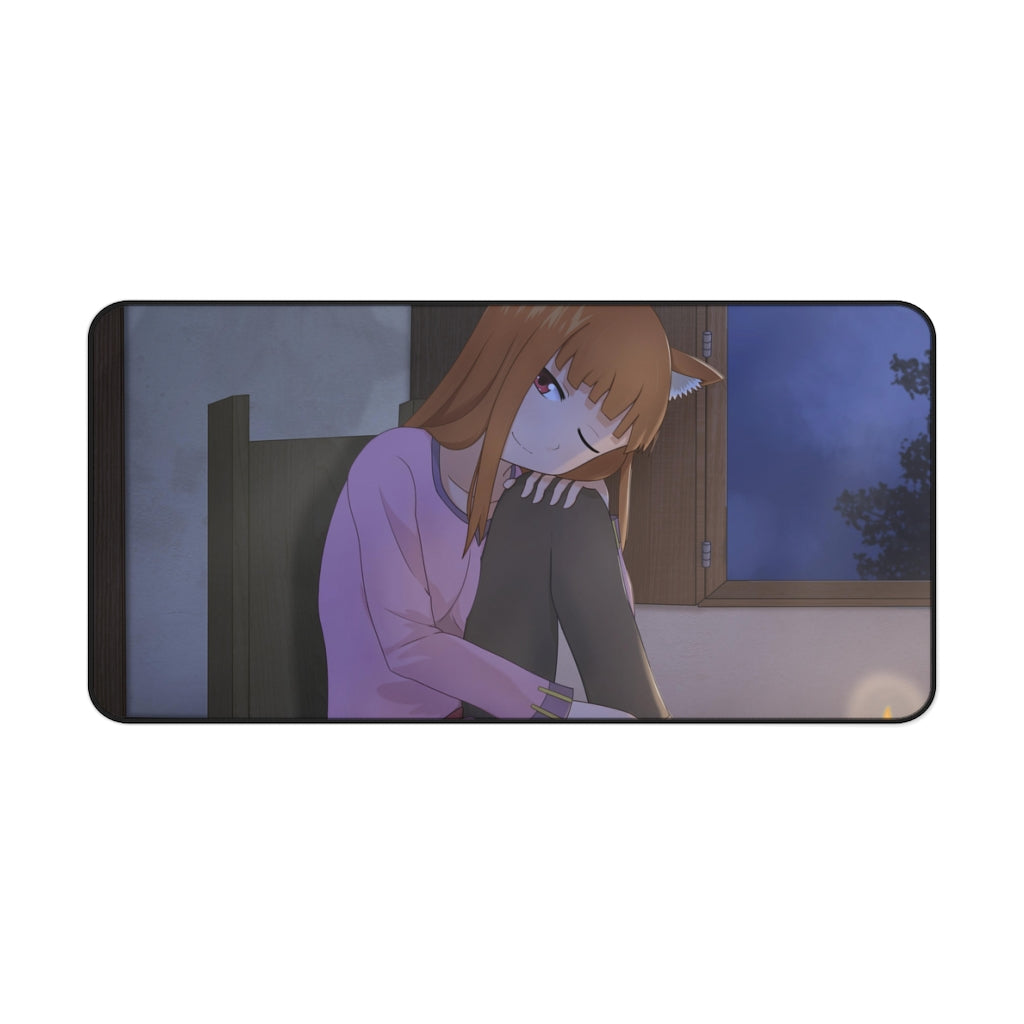 Spice And Wolf Mouse Pad (Desk Mat)