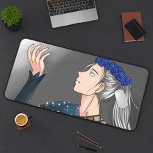 Cargar imagen en el visor de la galería, Yuri!!! On Ice Victor Nikiforov Mouse Pad (Desk Mat) On Desk
