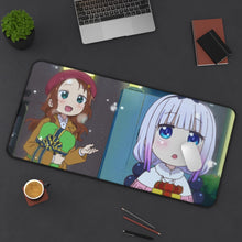 Cargar imagen en el visor de la galería, Miss Kobayashi&#39;s Dragon Maid Kanna Kamui, Kobayashi San Chi No Maid Dragon, Riko Saikawa Mouse Pad (Desk Mat) On Desk
