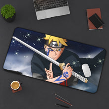 Load image into Gallery viewer, Boruto Mouse Pad (Desk Mat) On Desk
