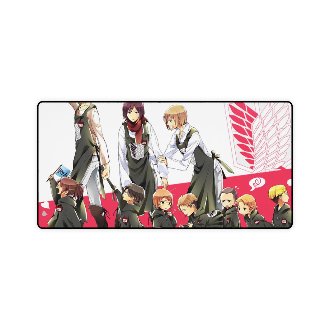 Tapis de souris (tapis de bureau) Anime Attack On Titan