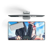 Charger l&#39;image dans la galerie, My Teen Romantic Comedy SNAFU Hachiman Hikigaya, Yukino Yukinoshita, Yui Yuigahama Mouse Pad (Desk Mat) On Desk
