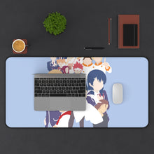 Charger l&#39;image dans la galerie, Ikumi Mito Jōichirō Yukihira and Sōma Yukihira Mouse Pad (Desk Mat) With Laptop
