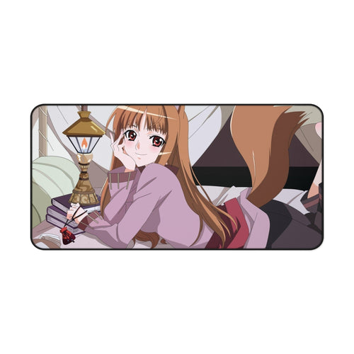 Spice And Wolf Mouse Pad (Desk Mat)