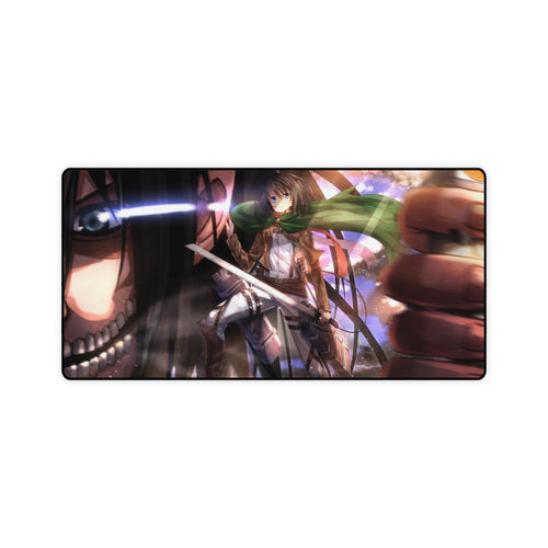 Eren and Mikasa Mouse Pad (Desk Mat)