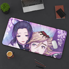 Charger l&#39;image dans la galerie, Demon Slayer: Kimetsu No Yaiba Mouse Pad (Desk Mat) On Desk
