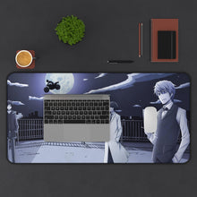 Load image into Gallery viewer, Durarara!! Izaya Orihara, Shizuo Heiwajima, Celty Sturluson Mouse Pad (Desk Mat) With Laptop
