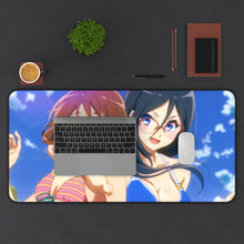 Charger l&#39;image dans la galerie, Sound! Euphonium Kumiko Oumae, Asuka Tanaka Mouse Pad (Desk Mat) With Laptop
