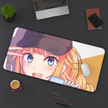 Charger l&#39;image dans la galerie, Ya Boy Kongming! Eiko Tsukimi Mouse Pad (Desk Mat) With Laptop
