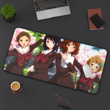 Charger l&#39;image dans la galerie, Sound! Euphonium Kumiko Oumae, Reina Kousaka, Hazuki Katou, Sapphire Kawashima Mouse Pad (Desk Mat) On Desk
