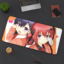 Load image into Gallery viewer, Gabriel DropOut Satanichia Kurumizawa Mcdowell, Vignette Tsukinose April Mouse Pad (Desk Mat) On Desk
