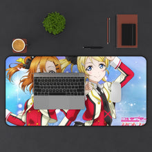 Load image into Gallery viewer, Love Live! Honoka Kousaka, Eri Ayase Mouse Pad (Desk Mat) With Laptop
