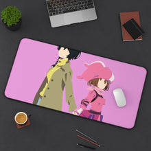 Load image into Gallery viewer, Sword Art Online Alternative: Gun Gale Online Mouse Pad (Desk Mat) On Desk
