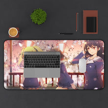 Cargar imagen en el visor de la galería, Sawamura Spencer Eriri, Utaha Kasumigaoka, Katou Megumi Mouse Pad (Desk Mat) With Laptop
