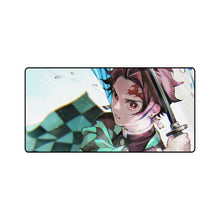 Load image into Gallery viewer, Tanjiro Kamado, Katana, Kimetsu no Yaiba, Mouse Pad (Desk Mat)
