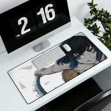 Load image into Gallery viewer, Inosuke Hashibira, Katana, Kimetsu no Yaiba, Mouse Pad (Desk Mat)
