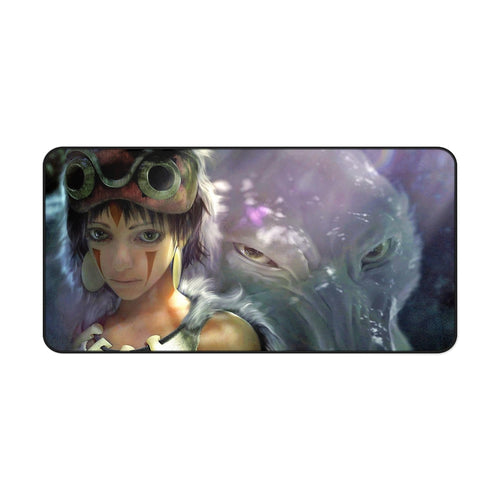 Girl and Her Protector Mouse Pad (Desk Mat)