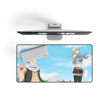 Cargar imagen en el visor de la galería, Fairy Tail Natsu Dragneel, Lucy Heartfilia, Happy Mouse Pad (Desk Mat) On Desk
