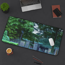 Charger l&#39;image dans la galerie, The Garden Of Words Mouse Pad (Desk Mat) On Desk
