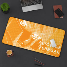 Load image into Gallery viewer, Alicetaria February Mouse Pad (Desk Mat) On Desk
