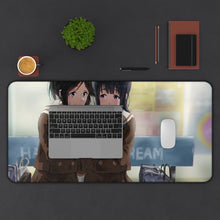 Charger l&#39;image dans la galerie, Sound! Euphonium Mizore Yoroizuka, Nozomi Kasaki Mouse Pad (Desk Mat) With Laptop
