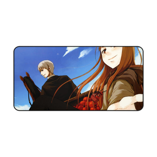 Spice And Wolf Mouse Pad (Desk Mat)