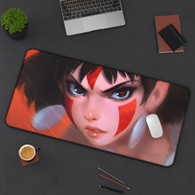 Cargar imagen en el visor de la galería, Princess Mononoke Mouse Pad (Desk Mat) On Desk
