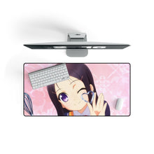 Charger l&#39;image dans la galerie, Ayumi Otosaka smilling Mouse Pad (Desk Mat) On Desk
