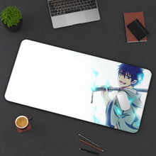 Load image into Gallery viewer, Blue Exorcist Rin Okumura Mouse Pad (Desk Mat) On Desk
