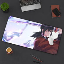 Cargar imagen en el visor de la galería, Giyuu Tomioka Mouse Pad (Desk Mat) On Desk
