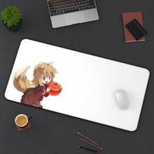 Load image into Gallery viewer, Spice And Wolf Mouse Pad (Desk Mat) On Desk
